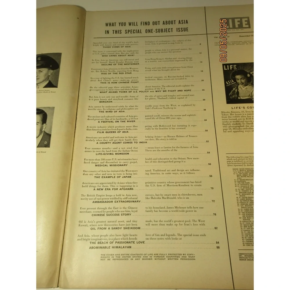 LIFE Magazine December 31 1956 Asia Special Issue Vintage Ads Chris Craft
